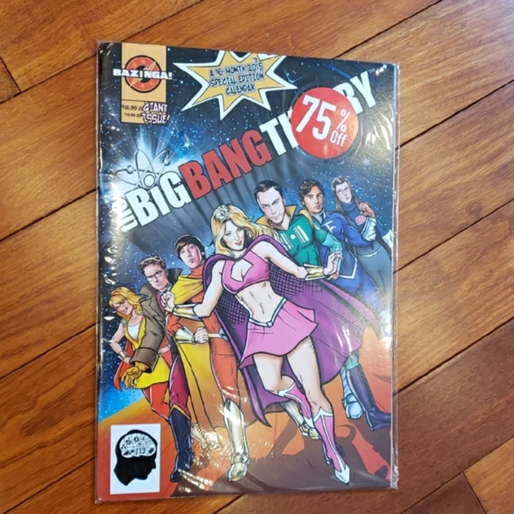 Big Bang Theory 2015 Calendar  16 month  Bazinga